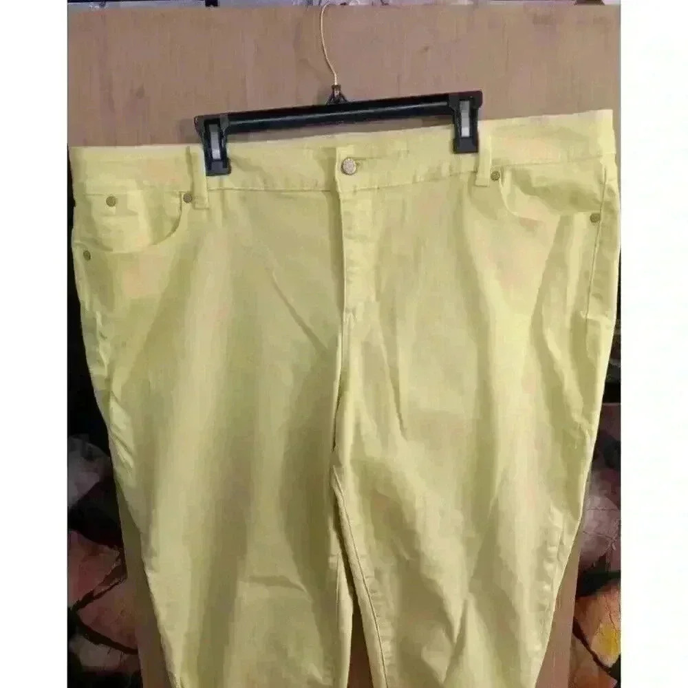 Talbots Yellow Boyfriend Jeans